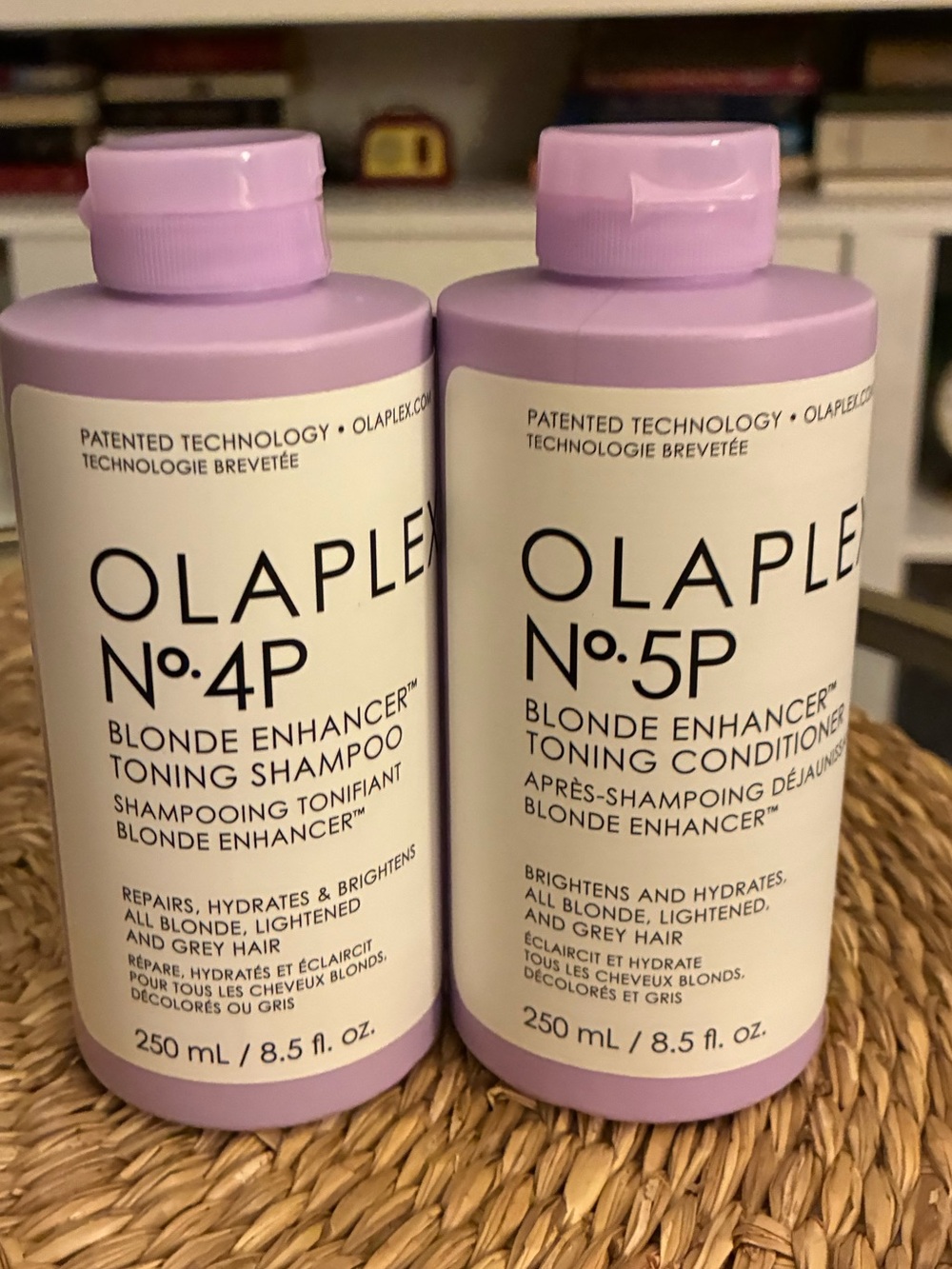 Olaplex No. 4P Shampoo & No. 5P Conditioner Blonde Enhancer Duo (8.5 oz)